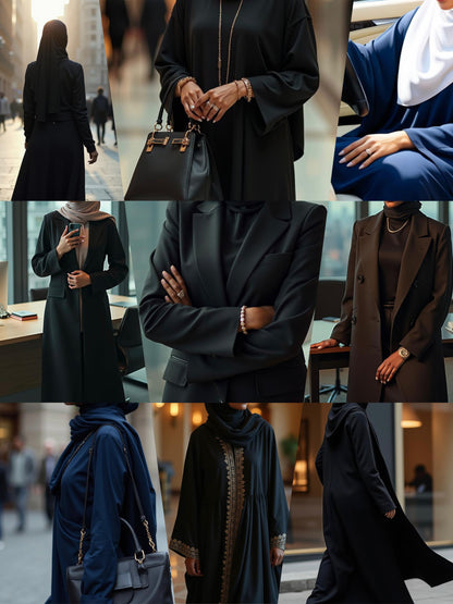 Pack Business Hijabi Dark Aesthetic (145+ images)
