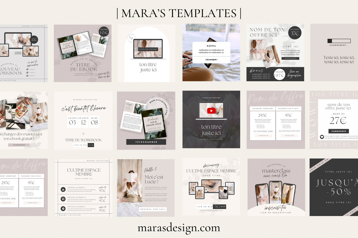 Digital Business Pack (80 templates)