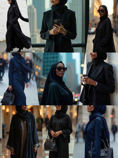 Pack Business Hijabi Dark Aesthetic (160+ images)