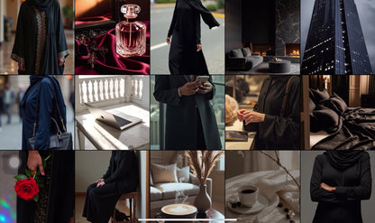 Pack Business Hijabi Dark Aesthetic (145+ images)