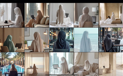 Pack Soft Hijabi Faceless (110+ images)