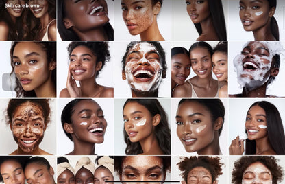 Brown Skincare Pack (125+ images)