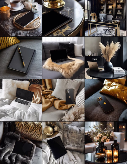 Pack Gold Glamour (45 images)